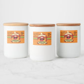 Pour Bocaux Étiquette de salsa maison avec un piment mignon (Bouteilles)