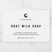 Pour Bocaux Étiquette de savon artisanal (Étiquettes simples)