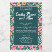 Pour Bocaux Étiquette d'emballage floral imperméable (Étiquettes simples)