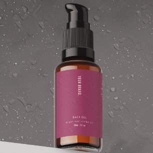 Pour Bocaux Étiquette Étanche Flacon Compte-Gouttes 2oz Rose M
