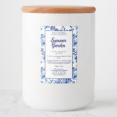 Pour Bocaux Étiquette floral imperméable bouteille de cosmétiq (Devant)