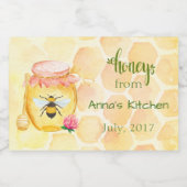 Pour Bocaux Étiquette Honey Canning (Étiquettes simples)