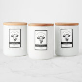 Pour Bocaux Étiquette Jerky de boeuf (Bouteilles)