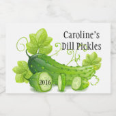 Pour Bocaux Étiquette Picks fait maison (Étiquettes simples)