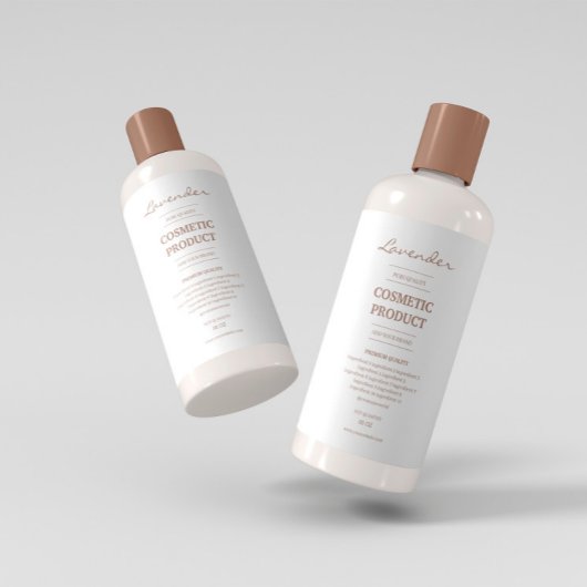 Pour Bocaux Étiquette produit simple d'ingrédients beiges