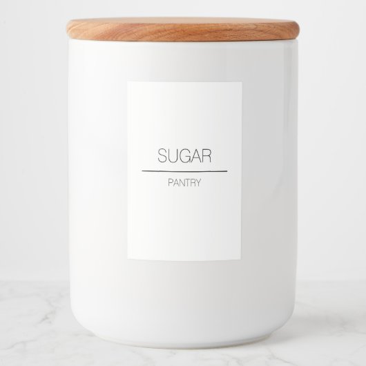 Pour Bocaux Étiquette simple (Devant)