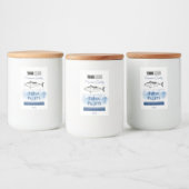 Pour Bocaux Filets de poisson de thon Étiquette de produit ave (Bouteilles)