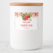 Pour Bocaux Forfait Fruit fraise Étiquette (Devant)