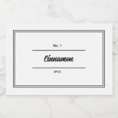 Pour Bocaux Herbes Et Épices Étiquette Jar (Étiquettes simples)