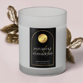 Pour Bocaux Logo Black & Gold moderne étanche Étiquette produi