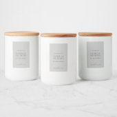 Pour Bocaux Moderne simple élégant Étiquette de bougie (Bouteilles)