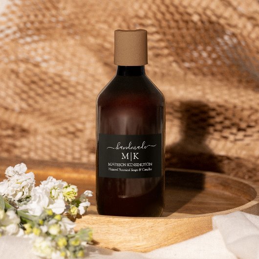 Pour Bocaux Monogramme ou ajouter un logo Étiquette d'entrepri