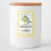 Pour Bocaux Petit Étiquette de bouteille de Limoncello fait ma (Devant)