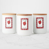 Pour Bocaux Pomme Beurre Conserve Plaid V Étiquette alimentair (Bouteilles)