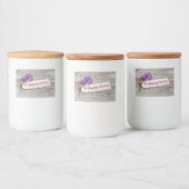 Pour Bocaux Rustic Happy Norooz Hyacinth - Étiquette alimentai (Bouteilles)