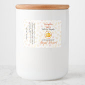 Pour Bocaux Savon artisanal citrouille épices | Étiquette d'an (Devant)