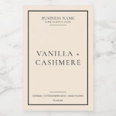 Pour Bocaux Simple Élégant Étiquette de bougie minimal (Étiquettes simples)