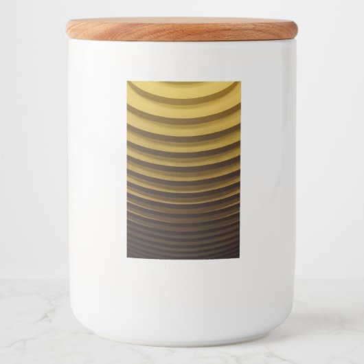 Pour Bocaux Taipei 101 Étiquette de contenants d'aliments démo (Devant)