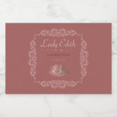 Pour Bocaux Vintage roobios thé rouge étiquette (Étiquettes simples)