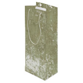 Pour Bouteille Aquarelle Sac cadeau esthétique rustique (Dos Angle)