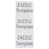 Pour Bouteille Blanc BRILLANT de sac de cadeau de vin de Noël (Devant)