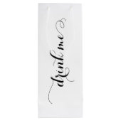 Pour Bouteille Boire-moi Vin Sac cadeau (Dos)