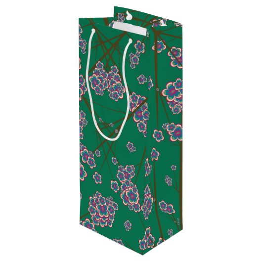 Pour Bouteille Branches particulières Sac cadeau vin (Dos Angle)