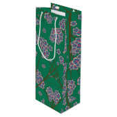 Pour Bouteille Branches particulières Sac cadeau vin (Devant Angle)