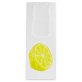 Pour Bouteille Demi de sac de cadeau de citron