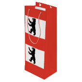 Pour Bouteille Drapeau de Berlin Vin Sac cadeau (Dos Angle)