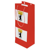Pour Bouteille Drapeau de Berlin Vin Sac cadeau (Dos Angle)