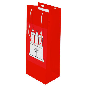 Pour Bouteille Drapeau de Hambourg Sac cadeau de vin