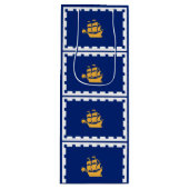 Pour Bouteille Drapeau de Québec Sac cadeau de vin (Devant)