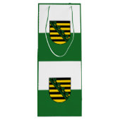 Pour Bouteille Drapeau de Saxe Sac cadeau vin (Dos)
