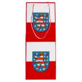 Pour Bouteille Drapeau de Thuringe Vin Sac cadeau (Dos)