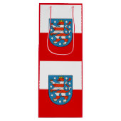 Pour Bouteille Drapeau de Thuringe Vin Sac cadeau (Devant)
