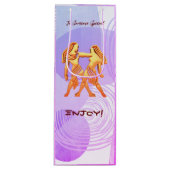 Pour Bouteille Gemini Anniversaire - Sac Cadeau Vin (Devant)