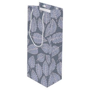 Pour Bouteille Jack Frost Feuille Vin Motif Sac cadeau