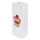 Pour Bouteille Joyeux cadeau de Noël sac (Dos Angle)