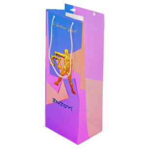 Pour Bouteille Libra Birthday - Sac cadeau vin