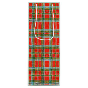 Pour Bouteille MAC BAIN TARTAN Sac cadeau vin