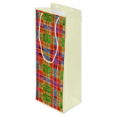 Pour Bouteille MAC RAE TARTAN Sac cadeau vin (Dos Angle)