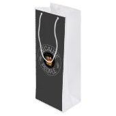 Pour Bouteille Parce que les gens (whiskey) Vin Sac cadeau (Dos Angle)