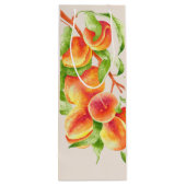 Pour Bouteille 'Peach Paradise' sur un sac cadeau (Dos)