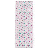 Pour Bouteille Pink Twinkle Lights Vin Sac cadeau (Dos)