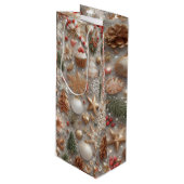 Pour Bouteille Sac cadeau (Devant Angle)