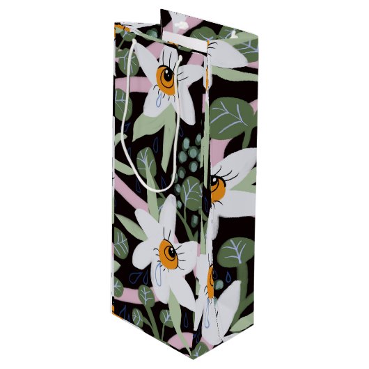 Pour Bouteille Sac cadeau à l'oeil (Devant Angle)