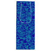 Pour Bouteille Sac cadeau Abstrait de fleurs tropicales (Devant)