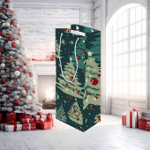 Pour Bouteille Sac cadeau Arbres de Noël
