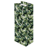 Pour Bouteille Sac cadeau Camo militaire (Dos Angle)